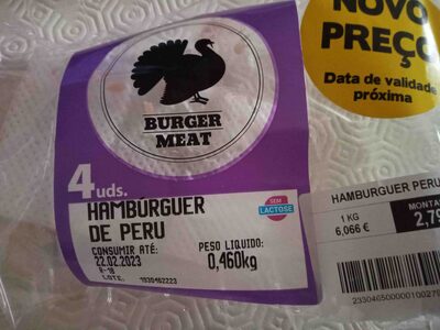 Hambúrguer de Peru front packaging