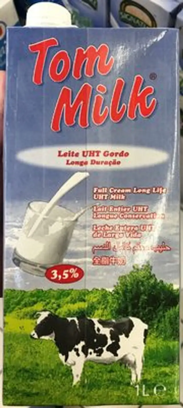 Lait entier UHT longue conservation front packaging