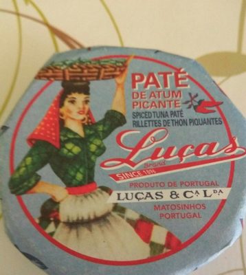 Paté de Atum Picante front packaging