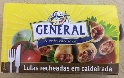 Lulas recheadas em caldeirada