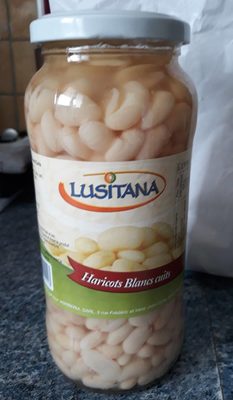 Bocal 400G Haricot Blanc Cuit Lusitana front packaging