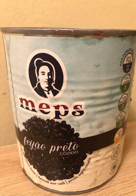 feijão preto cozido