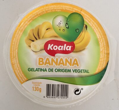 Gelatina de Origem Vegetal Banana