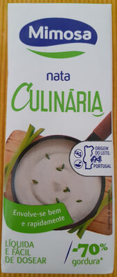 nata Culinária, -70% gordura*
