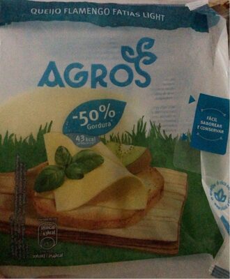 Queijo Flamengo Fatias Light front packaging