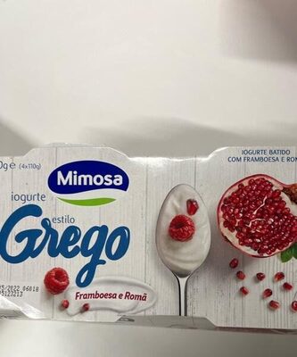 Grego  Mimosa Framboesa e Romã