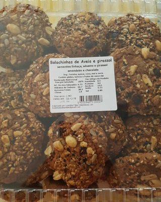 Bolachinhas de Aveia e girassol