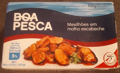 Mexlhoes em molho escabeche