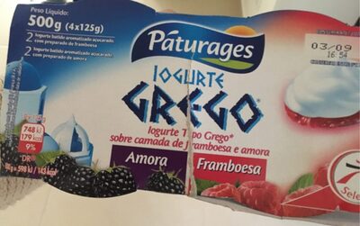 Iogurte Grego Amora Framboesa