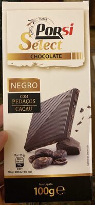 Chocolate Negro com Pedaços Cacau