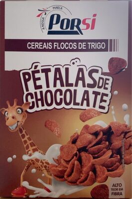 Cereais Flocos de Trigo Pétalas de Chocolate