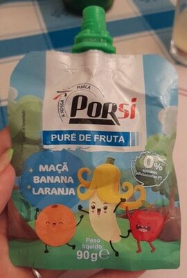 Puré de Fruta Maçã + Banana + Laranja