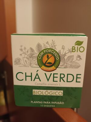Chá Verde Camellia sinesis L. front packaging