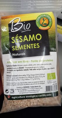Bio Sésamo Sementes Naturais