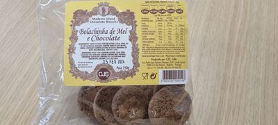 Bolachinda de Mel e chocolate front packaging