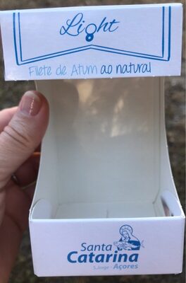 Filete de Atum ao natural Light front packaging