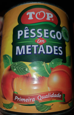 pessego em metades