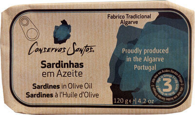 Sardinhas em Azeite front packaging
