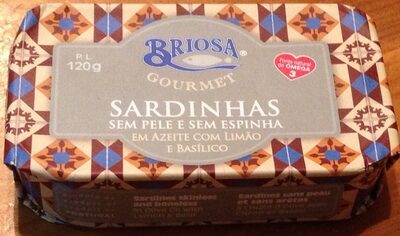 Sardinhas sem Pele e sem Espinha em Azeite com Limão e Basílico