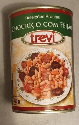 Chouriço com feijão front packaging