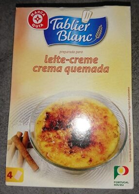 Préparation en poudre pour  crème brûler front packaging