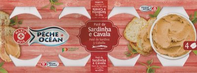 Patê de Sardinha e Cavala