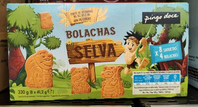 Bolachas Selva front packaging