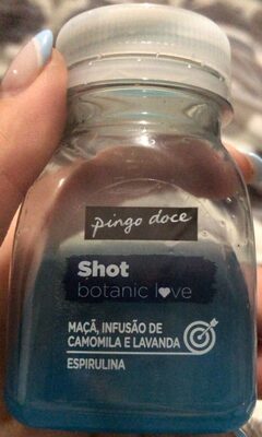 Shot botanic love Maçã, Infusão de Camomila e Lavanda Espirulina