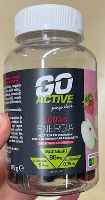 Gomas Energia Sabor Maçã e Framboesa