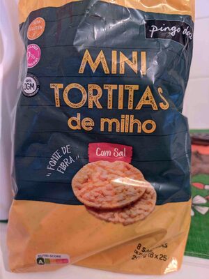 Mini Tortitas de milho Com Sal