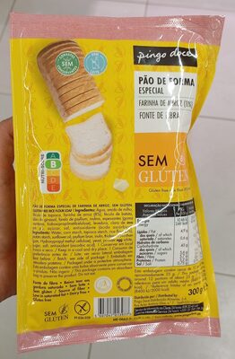 Pão de Forma Especial Sem Glúten front packaging