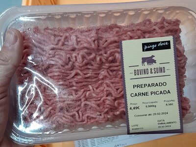 Preparado Carne Picada Bovino & Suíno