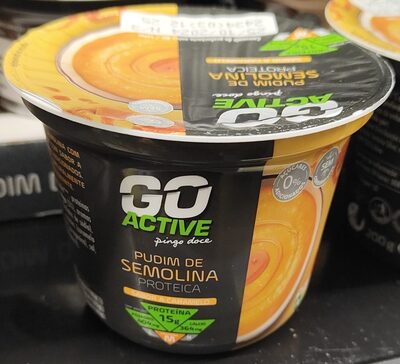 Pudim de Semolina Proteica Sabor a Caramelo front packaging