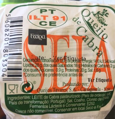 Queijo de Cabra front packaging
