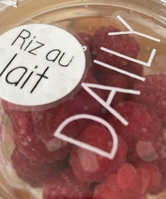 Milchreis Himbeeren Riz au lait framboises