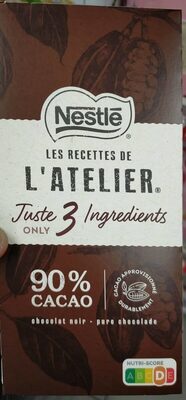 chocolat noir front packaging