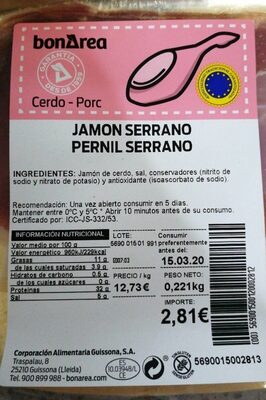 Jamón serrano