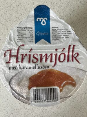 Hrísmjólk með karamellusósu