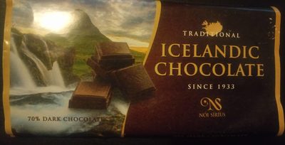 Traditional Icelandic chocolate front packaging