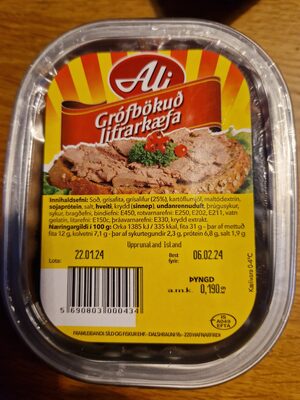 Grófbökuð Lifrarkæfa