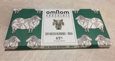 Chocolat lait et amandes salées