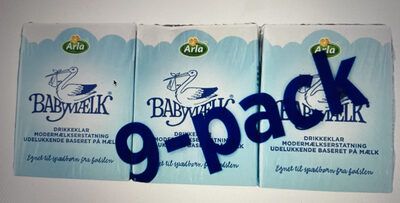 Arla baby mælk 9-pak