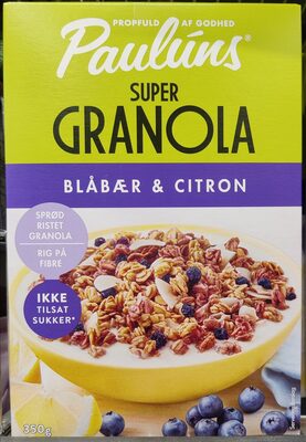 Super Granola Blåbær og Citron