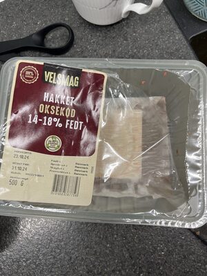 Hakket Oksekød 14-18% Fedt