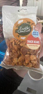 Snack Beans with Paprika front packaging