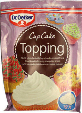 Cupcake Topping front packaging