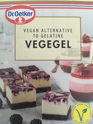 Gélatine vegan front packaging