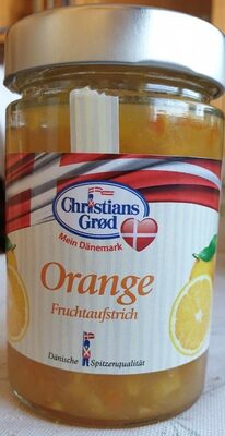 Orange Fruchtaufstrich front packaging