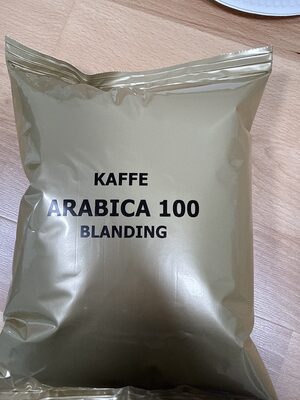 Kaffe ingredients label