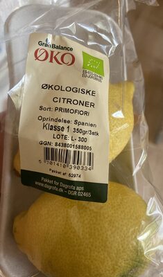 Økologiske Citroner